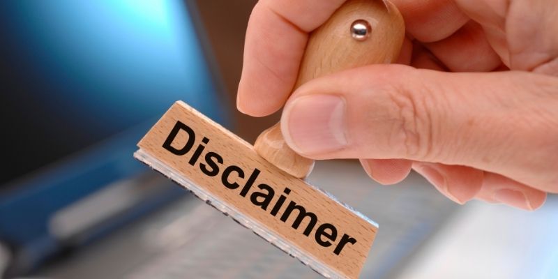 Disclaimer reinforces that misuse or compromise of personal data